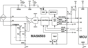 MAS6503 Piezo Resistive Sensor Signal Interface